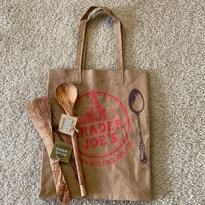 Trader Joe’s Washable bag and Olive Wood Spoon and Spatula